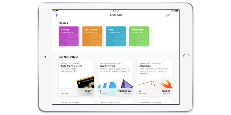Erste Eindrücke aus der iOS-Beta von Schoolwork