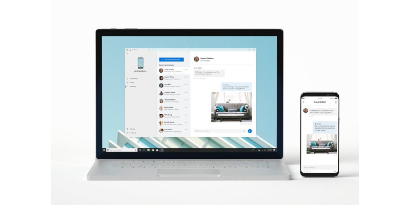 Neue Microsoft App Your Phone bringt iMessage auf den Windows-PC