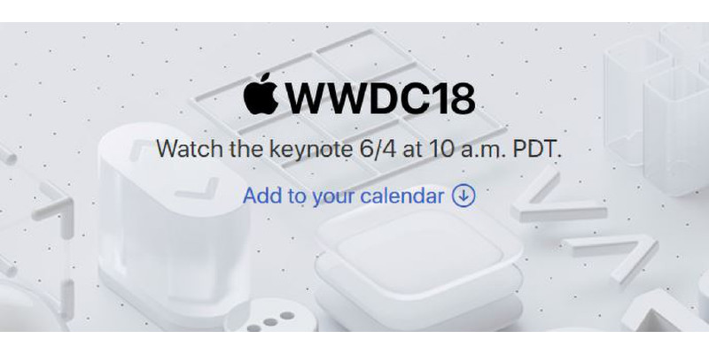 WWDC 2018: Apple kündigt Live-Stream an