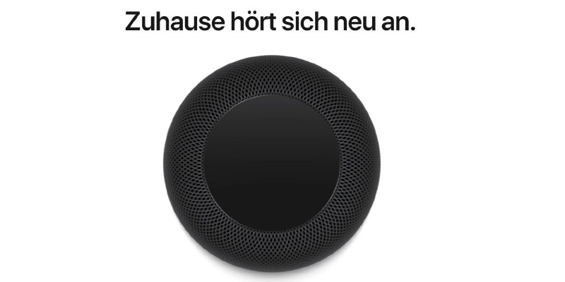HomePod ab sofort in Deutschland erhältlich