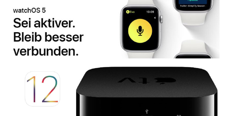 Apple veröffentlicht tvOS 12 & watchOS 5